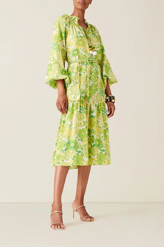 Magnolia Dress - Retro Lime Tunics Lace romantic