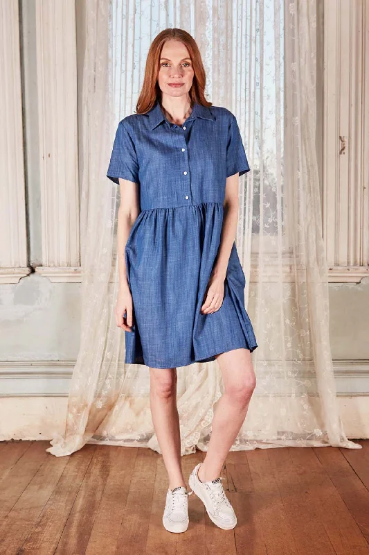 Le Studio Villa Dress in Denim Tunics Review highly