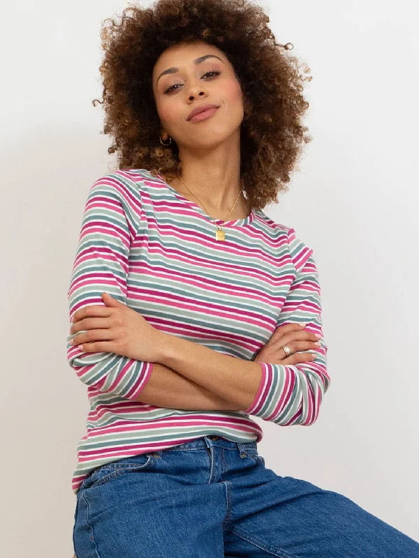 Swanmore jersey top berry blush Bohemian Jersey Tee
