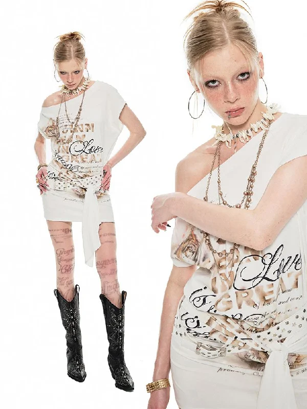 Fine flash strapless strappy dress【s0000009426】 Tunics Fashionable chic
