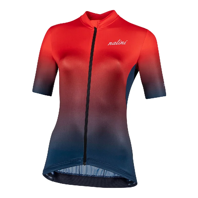 Nalini Antwerp Women's Cycling Jersey (Red / Blue) XS, S, M, L, XL Olive Green Jersey Tee Nalini Antwerp Women's Cycling Jersey (Red / Blue) XS, S, M, L, XL Olive Green Jersey Tee