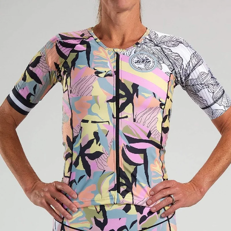 Womens LTD Triathlon Aero Jersey - Mahalo Casual Weekend Jersey Tee
