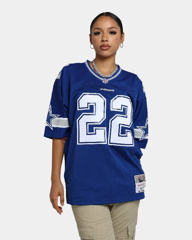 Mitchell & Ness Dallas Cowboys Emmitt Smith #22 Home '92 Jersey Navy Polka Dot Jersey Shirt Mitchell & Ness Dallas Cowboys Emmitt Smith #22 Home '92 Jersey Navy Polka Dot Jersey Shirt