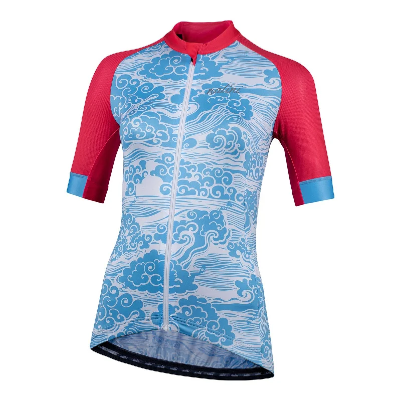 Nalini BEIJING 2008 Women's Cycling Jersey (Pink/Blue) XS, S, XL Ruby Red Jersey Shirt Nalini BEIJING 2008 Women's Cycling Jersey (Pink/Blue) XS, S, XL Ruby Red Jersey Shirt