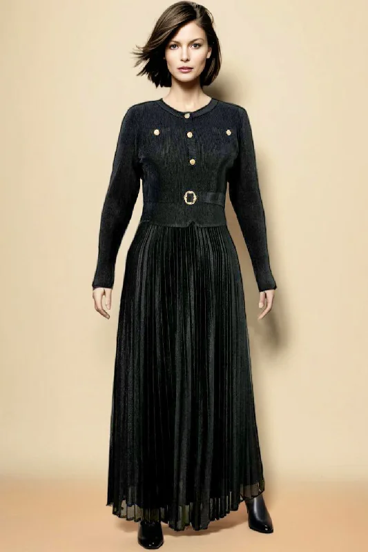 N2440 DRESS Cowl Neckline Elegant