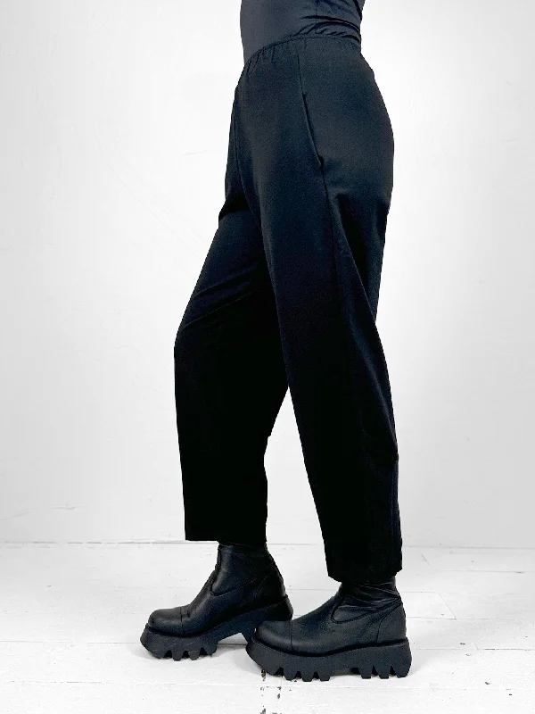 Cervo F - Black Jersey Trousers Premium Jersey Tee