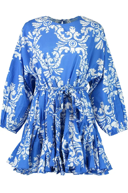 Ella Dress - Batik Grid Tunics Stylish modern