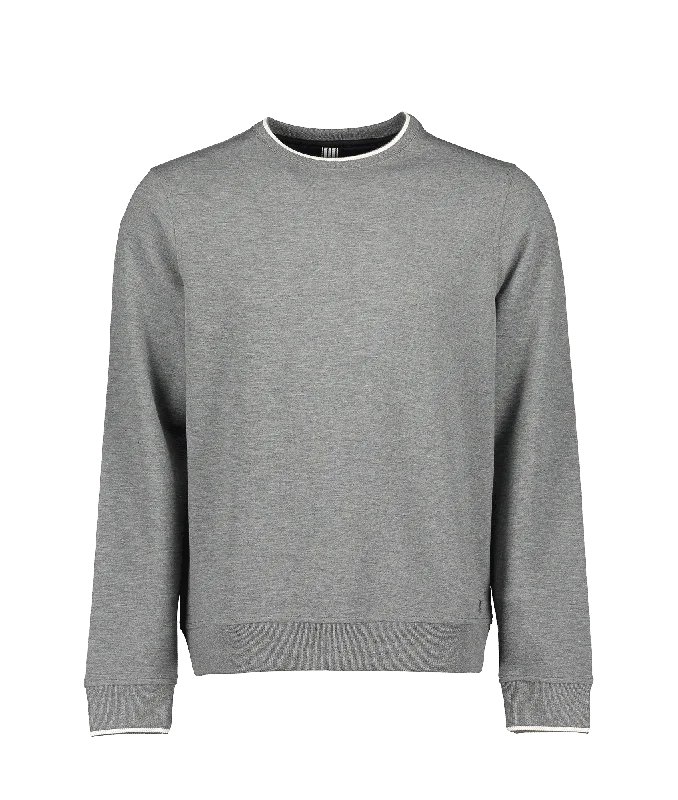 Alrec Crew Neck Lux Jersey Sweat - Grey Ash Gray Jersey Tee