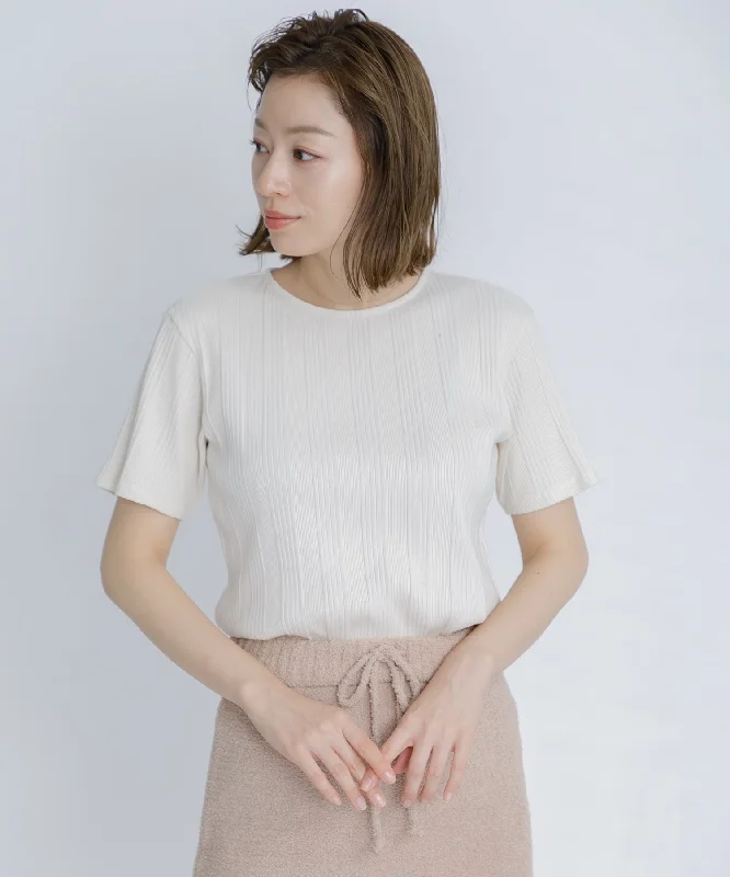 【WOMEN】nestwell PARROT - RIB JERSEY TEE - Retro Jersey Tee