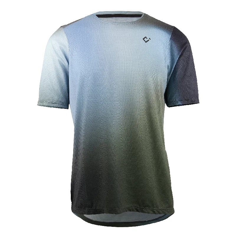 Men's Blurred Ultralight TRAIL Jersey Beige Jersey Tee