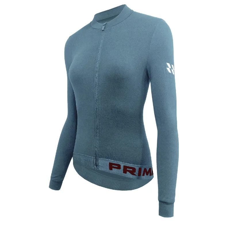 Alitios Women's Blue Long Sleeve Vertos Jersey Affordable Jersey Tee