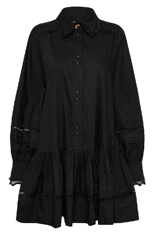 Reva Dress - Black Tunics Cozy comfortable