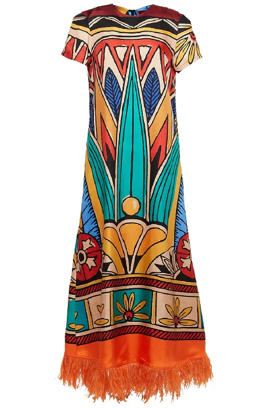 Feather Swing Dress - Philae Tunics Corduroy durable