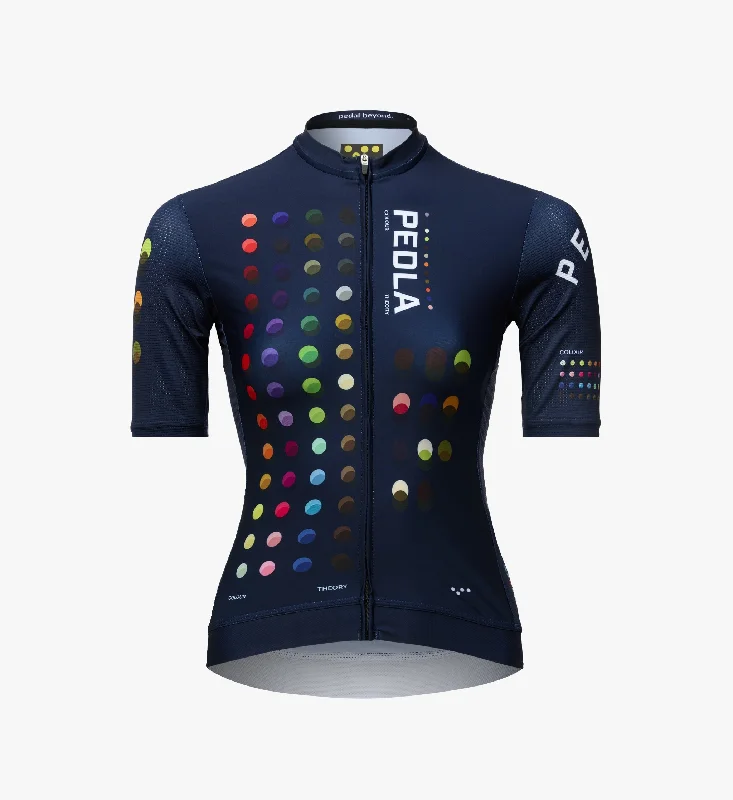 COLOUR THEORY / Women's Classic Jersey - Navy Trendy Jersey Shirt