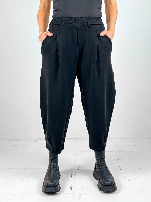 Bianco F - Jersey Trousers - Nero Lightweight Jersey Top