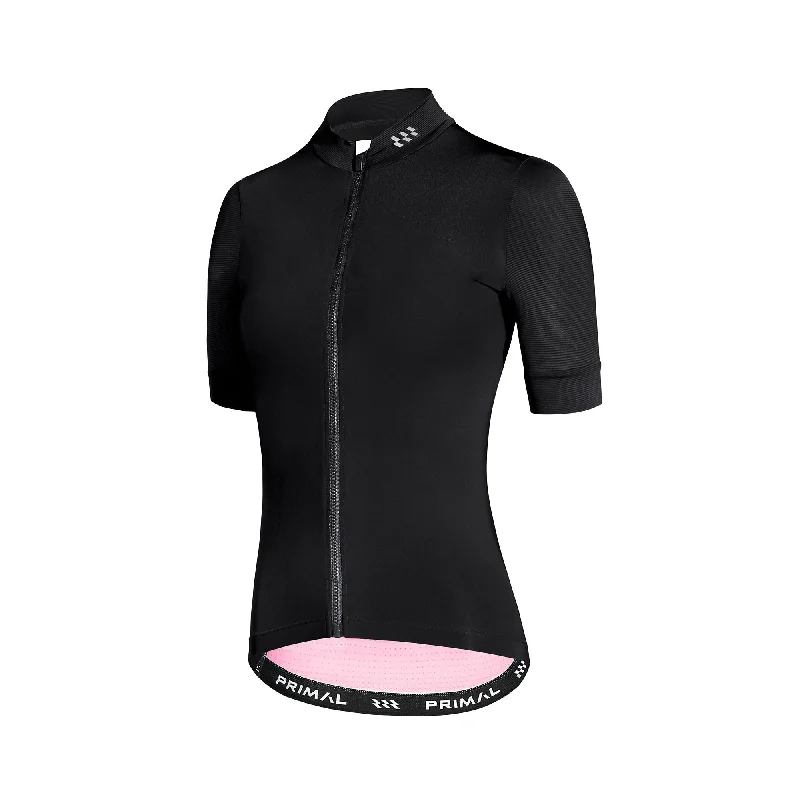 Alitios Women's Black Vertos Jersey Minimalist Jersey Tee