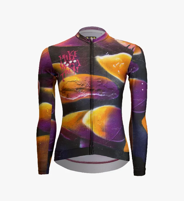Beyondism / Women's Classic LS Jersey - Makatron Animal Print Jersey Tee