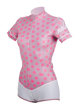 Nalini Tibi Lady Suit Jersey With Panties (Pink with Dots) XS, S, M, L, XL Turquoise Jersey Tee Nalini Tibi Lady Suit Jersey With Panties (Pink with Dots) XS, S, M, L, XL Turquoise Jersey Tee