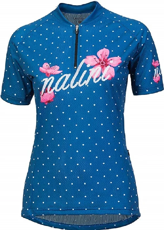 Nalini Pro Rocky Women's Cycling Jersey (S, M, L) Silver Jersey Tee