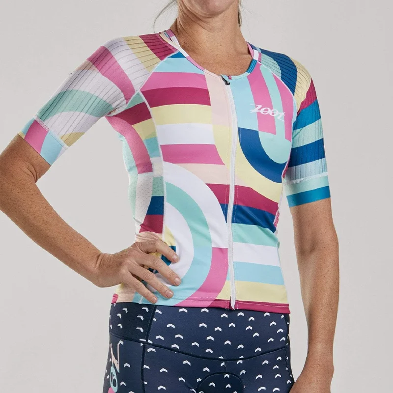 Womens LTD Triathlon Aero Jersey - Riviera Women's Jersey Top