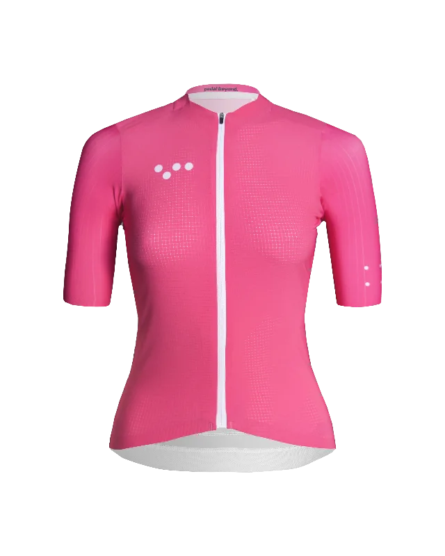 Pro / Women's Pursuit Air Jersey - Pink Sky Blue Jersey Tee