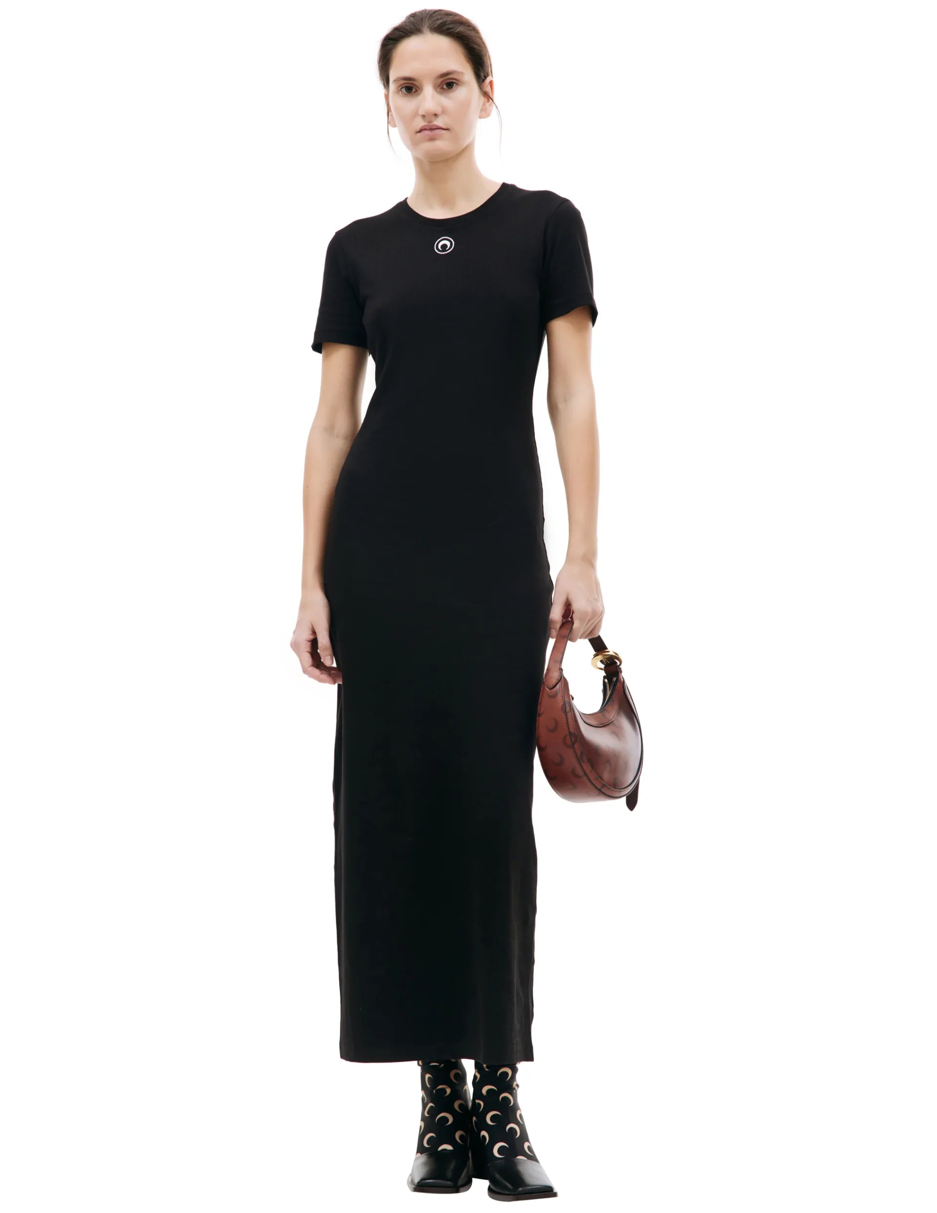 Rib Tube Dress (Black) Tunics Timeless classic