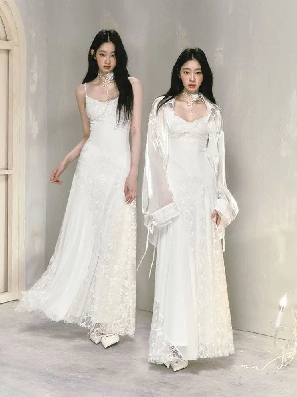 Pure desire gentle wind lace halter dress【s0000009590】 Tunics Seasonal trendy