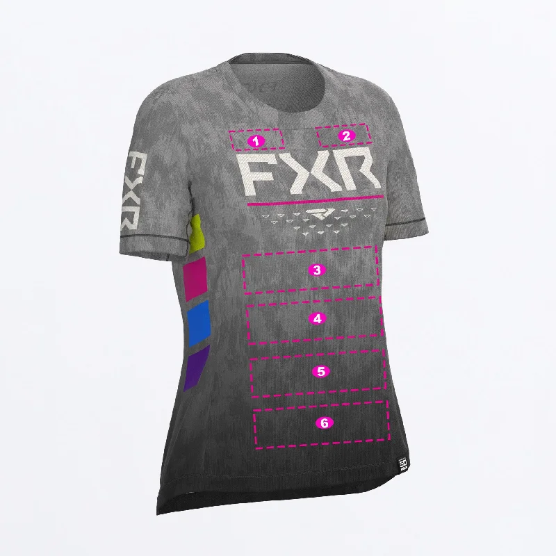 Custom W ProFlex UPF SS Jersey Festive Jersey Tee