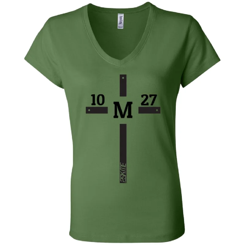 Women's | Custom Verse Tee | Jersey V-Neck Daily Wear Jersey Tee