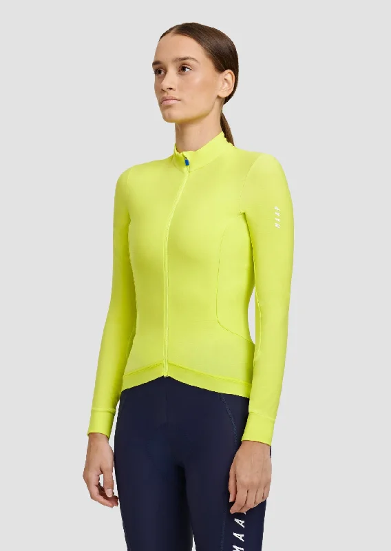 Women's Force Pro Winter LS Jersey Bright Color Jersey Top