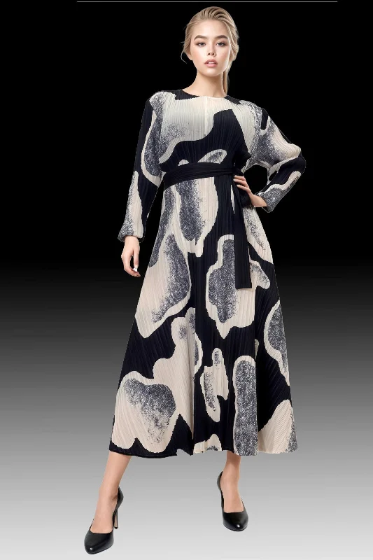 N2478 ROUND NECK CRINKLED DRESS Tunics Bestseller popular