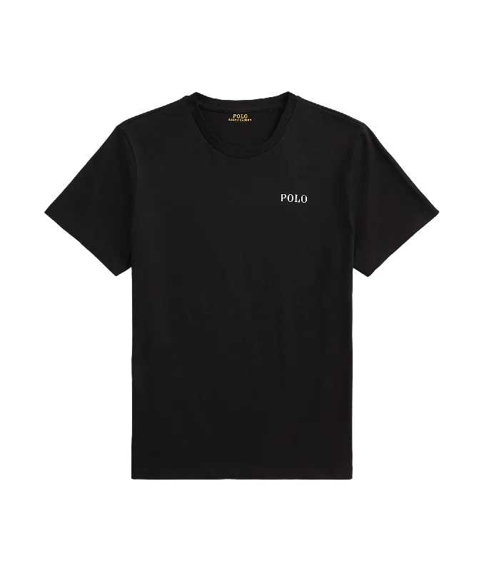 Cotton Jersey Sleep Shirt - Black Jet Black Jersey Tee