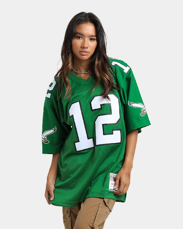 Mitchell & Ness Philadelphia Eagles Randall Cunningham #12 '90-'91 Legacy Jersey Kelly Green Animal Print Jersey Tee Mitchell & Ness Philadelphia Eagles Randall Cunningham #12 '90-'91 Legacy Jersey Kelly Green Animal Print Jersey Tee