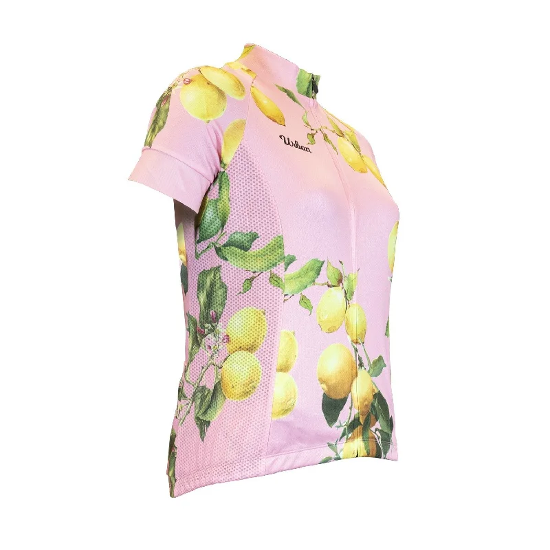 Women's Pink Lemon Short Sleeve Jerseys / Shorts Classic Jersey Tee