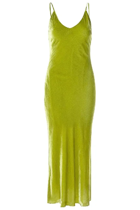 Slipping Out Dress - Chartreuse Tunics Stylish elegant