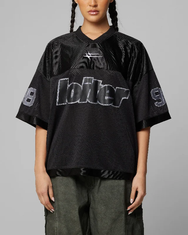 Loiter Training Jersey Black Winter Jersey Top