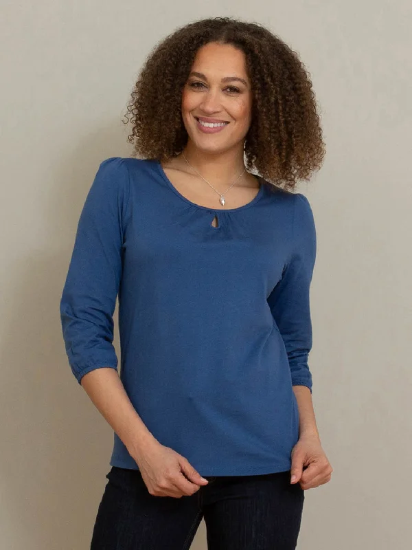 Stour jersey top soft navy Limited Edition Jersey Tee