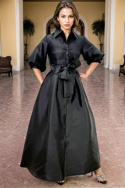 A94002 DRESS Boatneck Modish Everyday