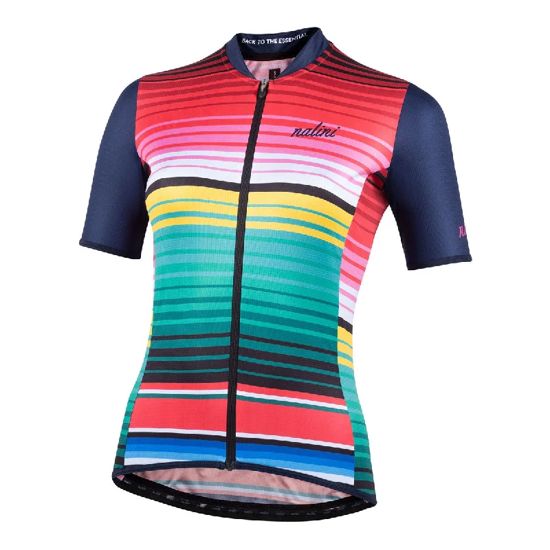 Nalini TURIN 2006 Women's Cycling Jersey (Multicolor) S, L Ash Gray Jersey Tee