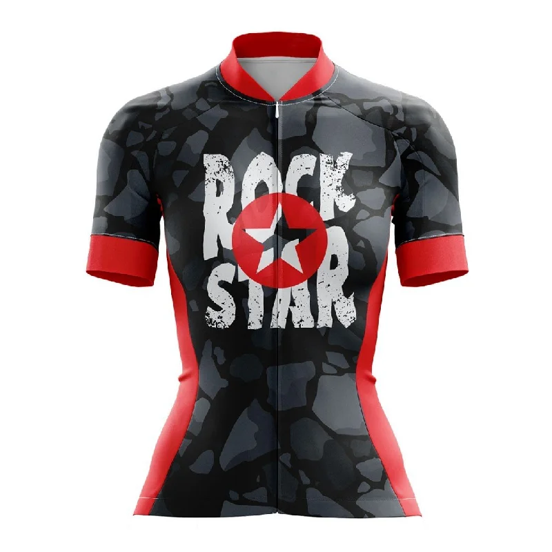 Rockstar Lady Cycling Jersey Sustainable Jersey Tee
