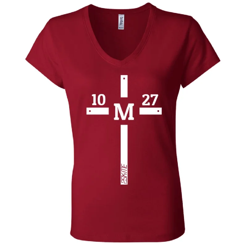 Women's | Custom Verse Tee | Jersey V-Neck Party Jersey Tee