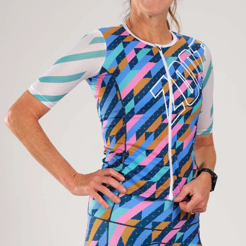 Womens LTD Triathlon Aero Jersey - Unbreakable Evening Jersey Tee