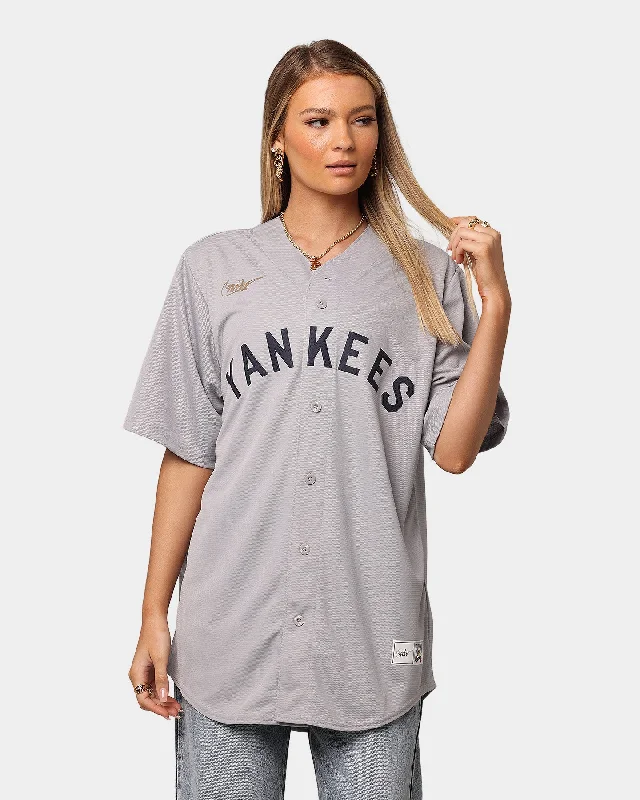 Nike New York Yankees Cooperstown Jersey Grey Glamorous Jersey Tee