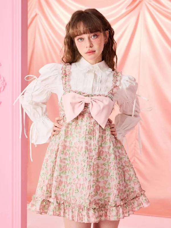 Sweet Princess halter jacquard skirt【s0000006961】 linen skirt airy