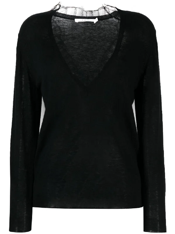 Iro Women's Sweaters Black Modern Contemporary Chic
