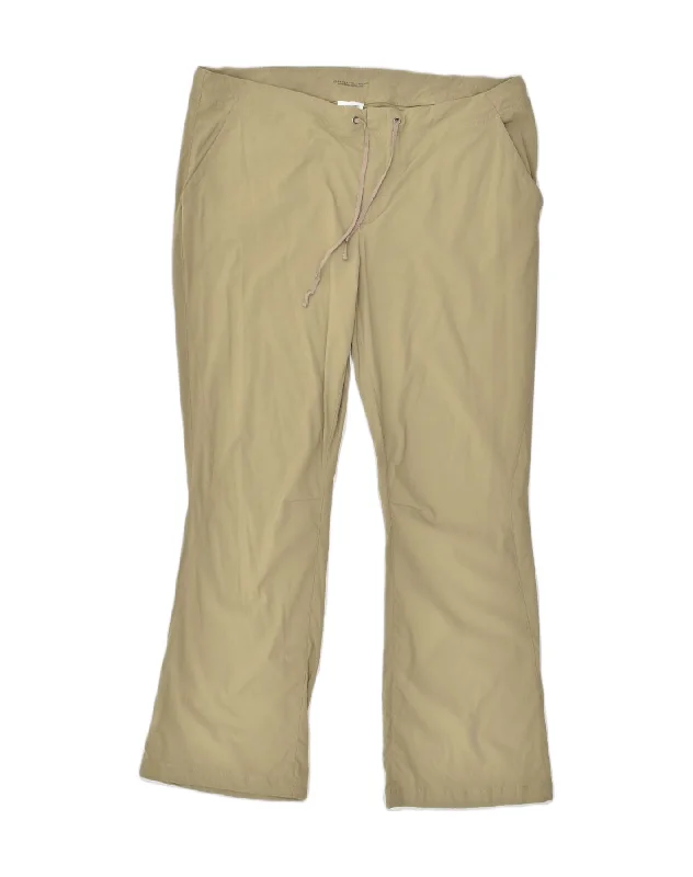 COLUMBIA Womens Regular Straight Casual Trousers W40 L30 Khaki Nylon Trousers Velvet Soft COLUMBIA Womens Regular Straight Casual Trousers W40 L30 Khaki Nylon Trousers Velvet Soft