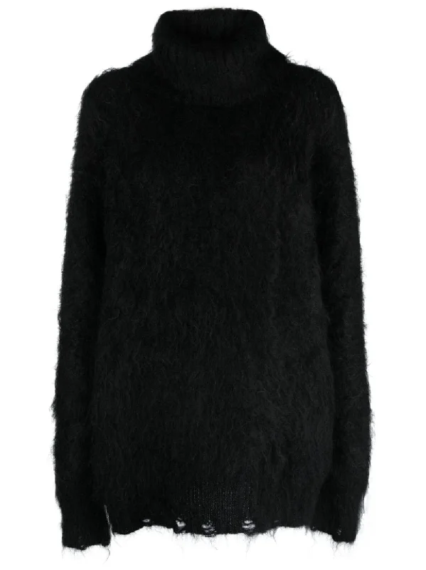 Junya Watanabe Women's Sweaters Black Elegant Classic Vintage