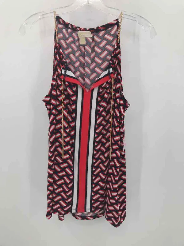 Pre-Owned MICHAEL Michael Kors Red Size Large Tank Top strappy tank top