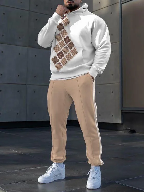 Hoodie and Trouser Combo Trousers Denim Distressed
