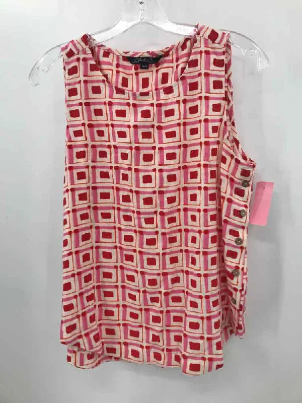 Pre-Owned Charlie B Pink Size Medium Tank Top rhinestone tank top